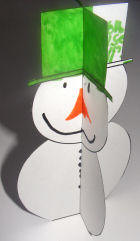 3D Christmas Snowman