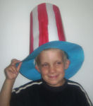 Jack wearing Uncle Sam Hat