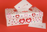 Valentine's Day card collection box
