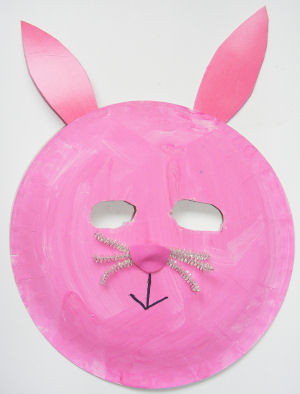 Bunny Mask (paper plate)