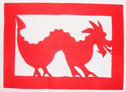 Chinese Dragon papercut