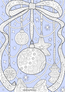 Christmas Colour Pop Colouring Pages