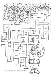 Christmas Mazes