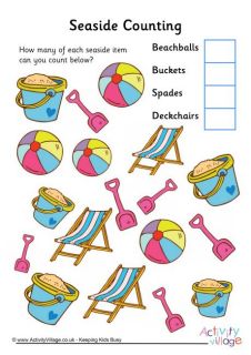 First Counting Worksheets