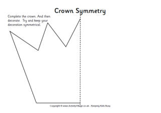 Crown symmetry worksheet 1