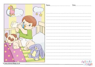 Daily Routines Story Paper