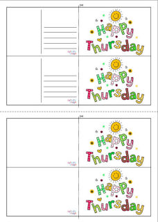Days of the Week Postcards