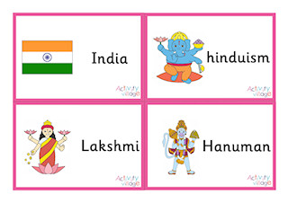 Diwali Vocabulary Printables