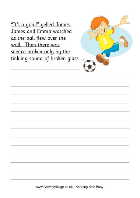 Football Story Starter Broken Glass