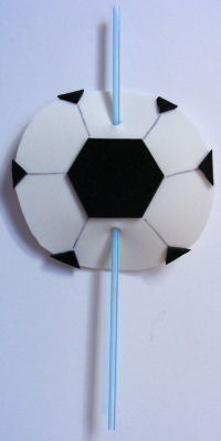 Football straw craft