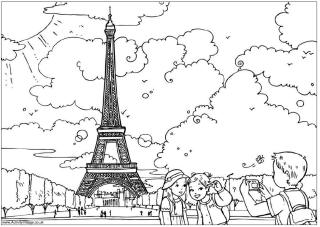 France Colouring Pages