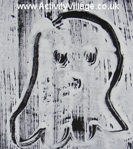 Ghost print detail