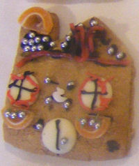 Gingerbread house cookie 1