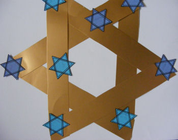 Hanukkah wish star craft for kids