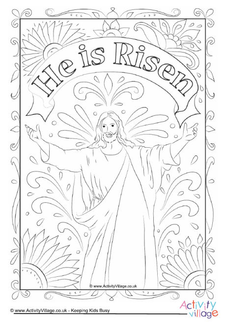 activity village coloring pages easter religious - photo #22