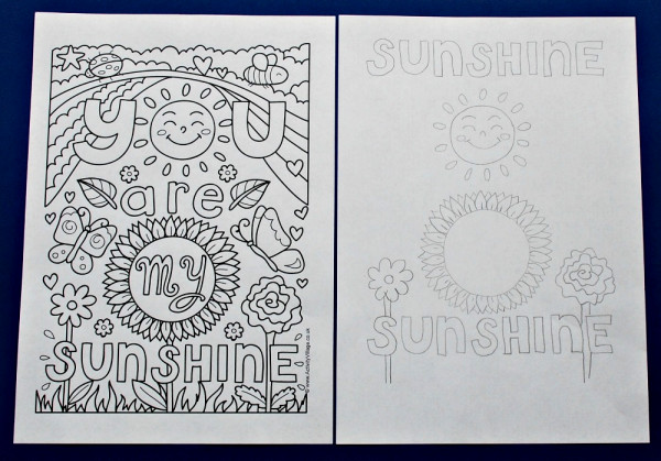Drawing her own sunshine quote page
