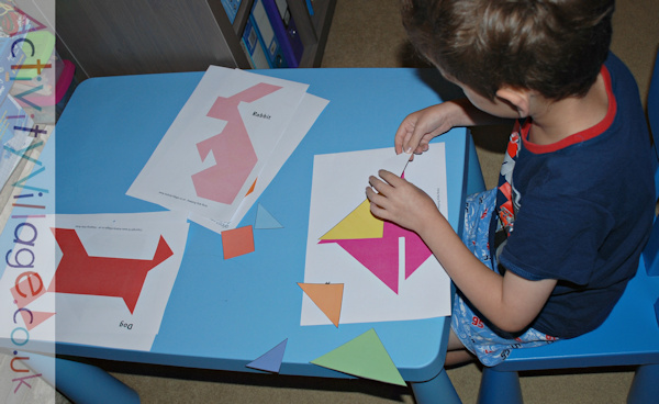 More tangram puzzles