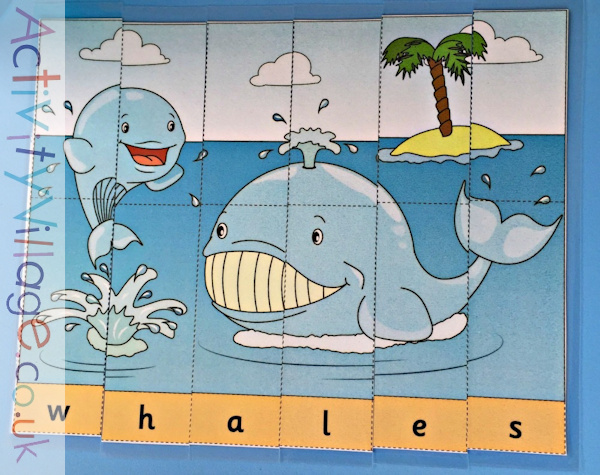 Whale word puzzle