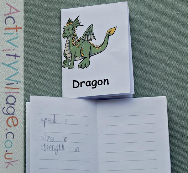Dragon booklet for "How to Train Your Dragon"