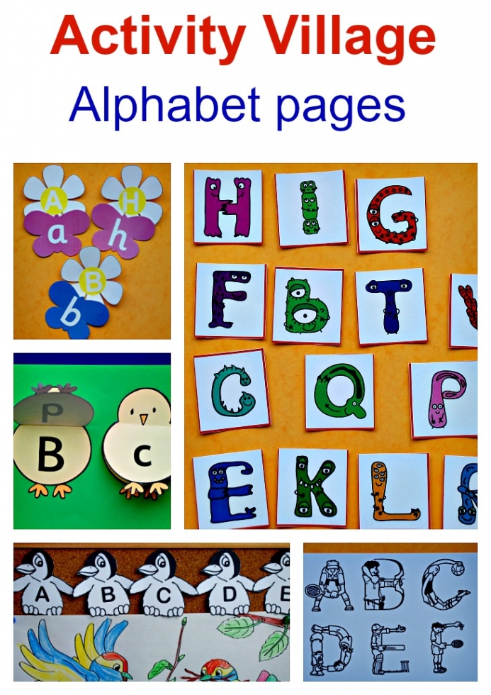 Activity Village alphabet pages