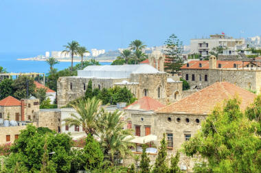 The historic city of Byblos, Lebanon