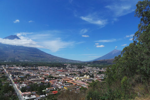Volcana overlooking Antigua Guatemala