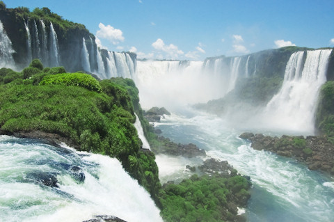 Iguazu Falls, border of Argentina and Brazil
