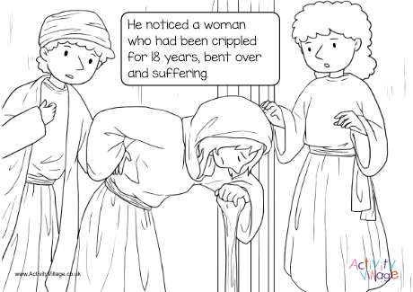 Jesus Heals a Crippled Woman | Bible Stories for Kids | Luke 13:10-17