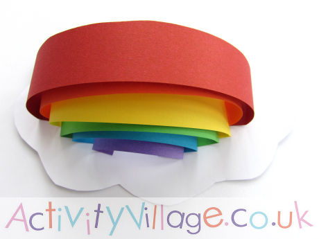 Paper Sculpture Rainbow 2
