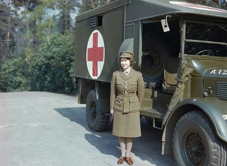 Princess Elizabeth in the Auxiliary Territorial Service, 1945