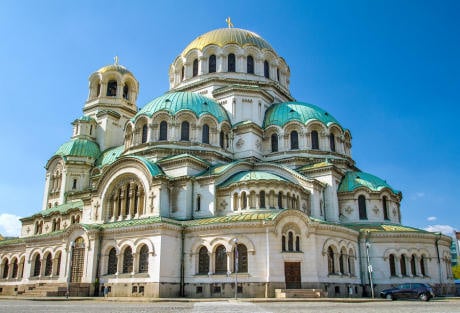 St Alexander Nevsky Cathedral in Sofia, Bulgaria