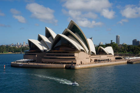 Sydney Opera House in Sydney Harbour