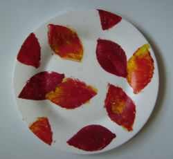 Leaf Plate craft for Autumn / Fall
