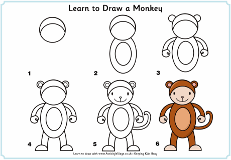 Great How To Draw Monkey For Kids of all time Learn more here 