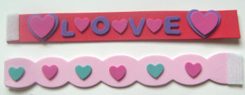 Love Bracelets Valentines craft