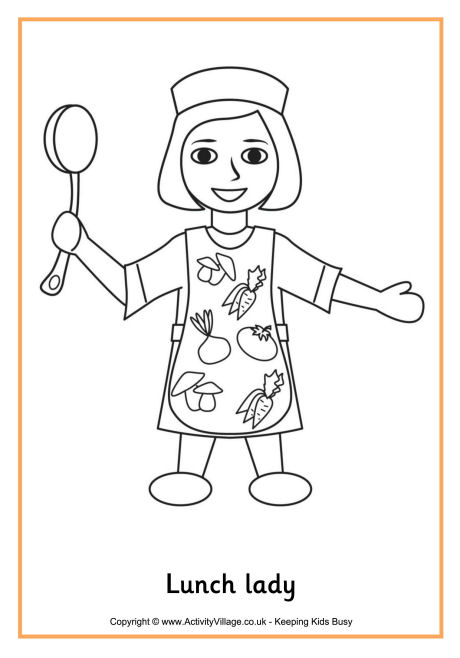 cafeteria coloring pages - photo #5