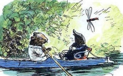 Mole and Rat, original illustration from The Wind In The Willows, by E.H. Shepard