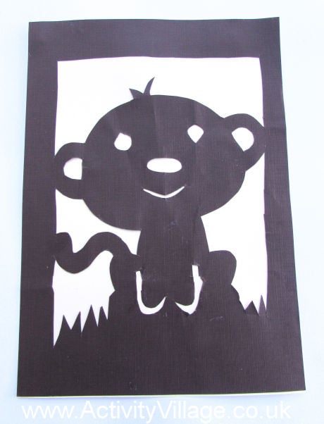 Year of the Monkey Paper Cut