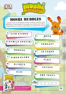 Moshi Monster Activities