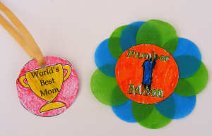 Mother's Day rosette craft