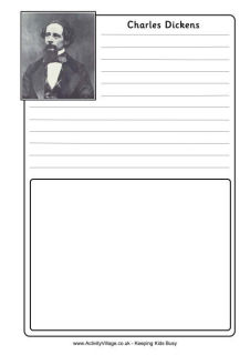 Famous People Notebooking Pages