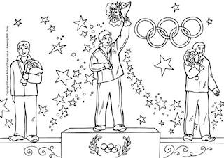 Winter Olympics Colouring Pages