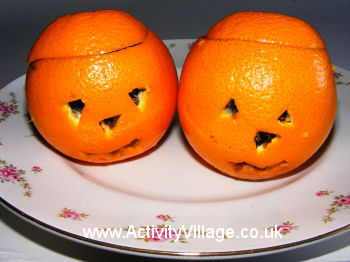 Orange jelly pumpkins from ActivityVillage.co.uk