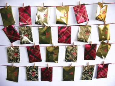 Origami Envelopes Advent Calendar
