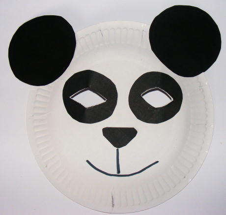 Panda Mask Craft For Kids