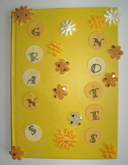 Personalized notebook craft for kids