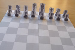 Printable chess set