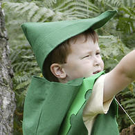 Robin Hood costume, detail