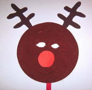 rudolph the red nosed reindeer mask