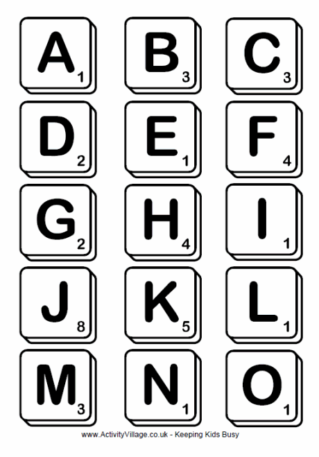 Scramble Alphabet Printable